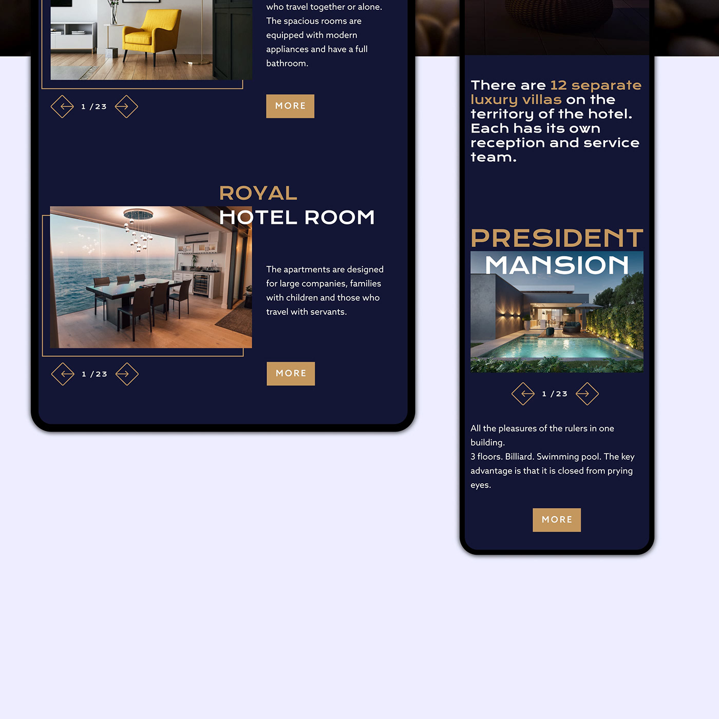 hotel landing landing page Landscape luxury site UI UI/UX ux Website