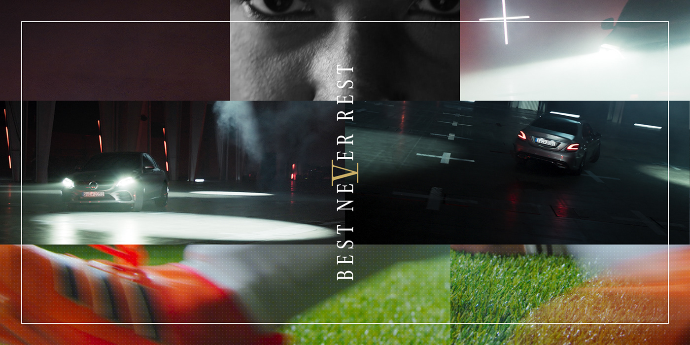 mercedes-benz DFB World Cup 2018 Split-Screen motion design