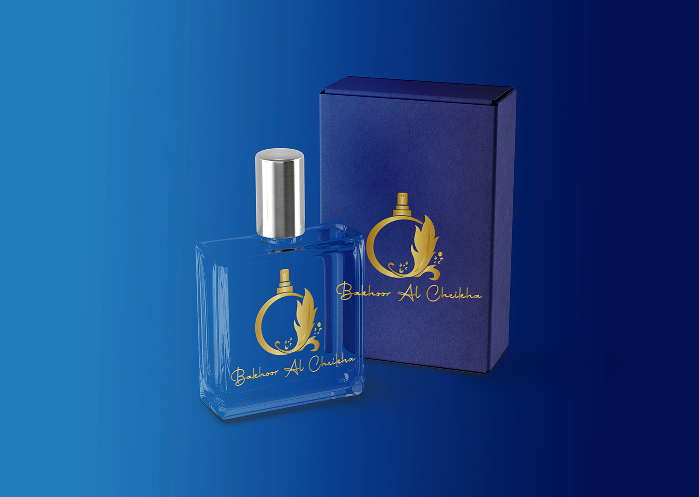 graphic design  logo Logo Design brand brand identity perfume Mockup
