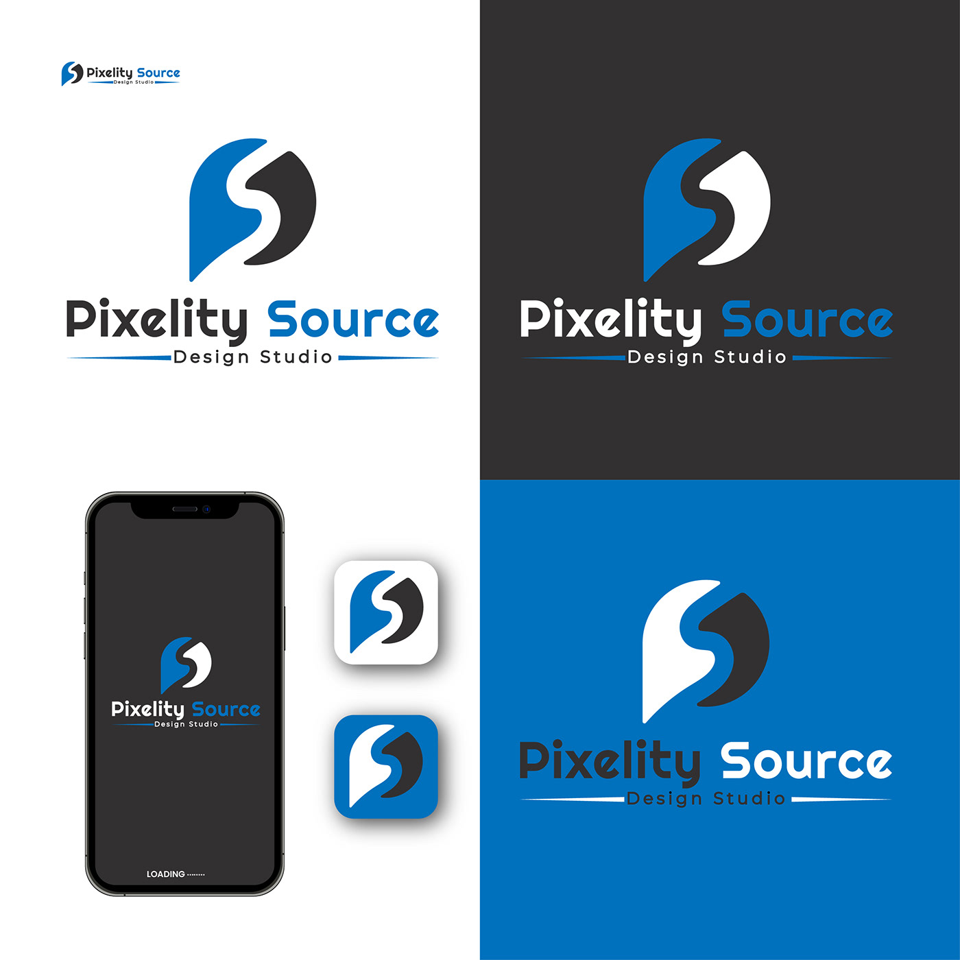 logo P logo  design logo case logo case study My brand logo P S Logo pixelity logo PIXELITYSOURCE pixelitysourcelogo