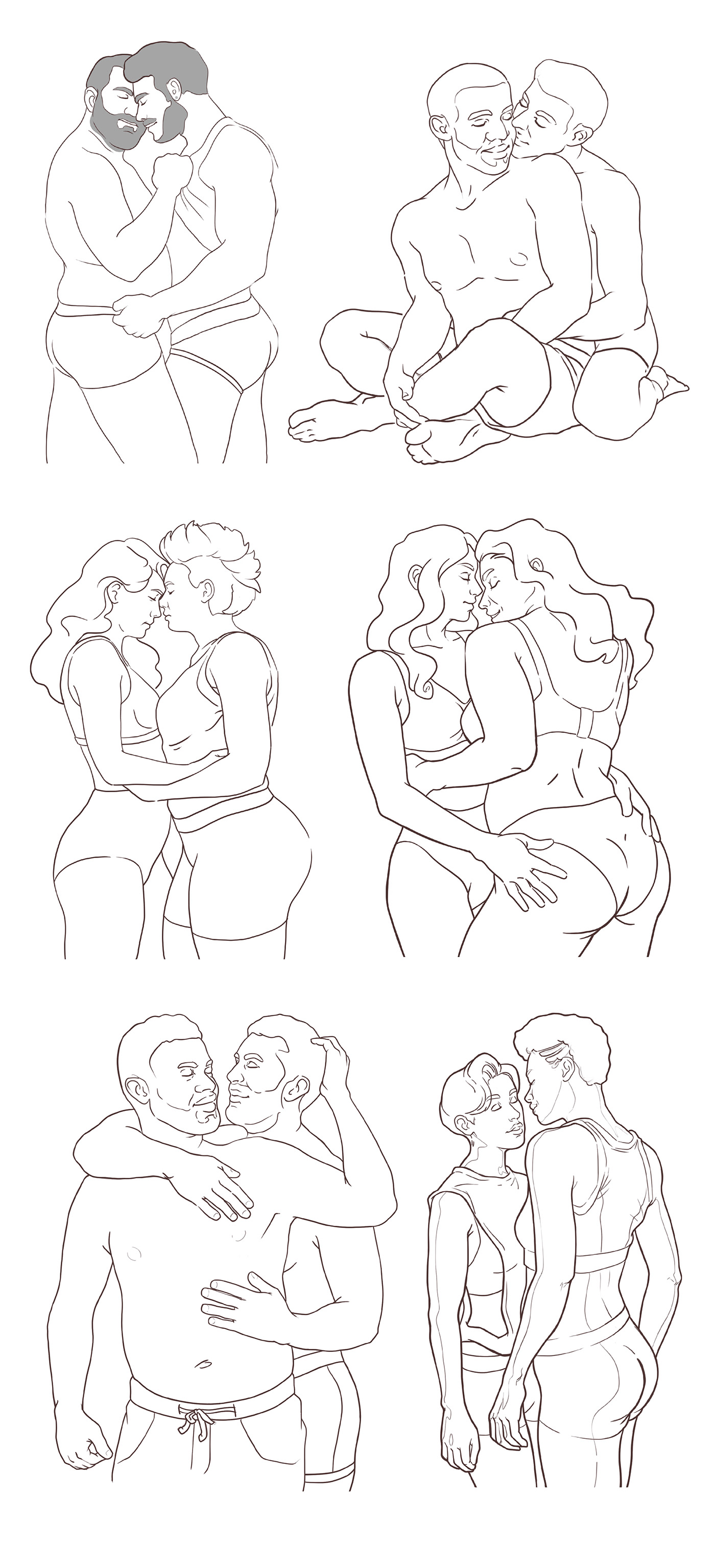 couple gay gay gay art kiss lesbian lesbians LGBT LGBTQ Love queer
