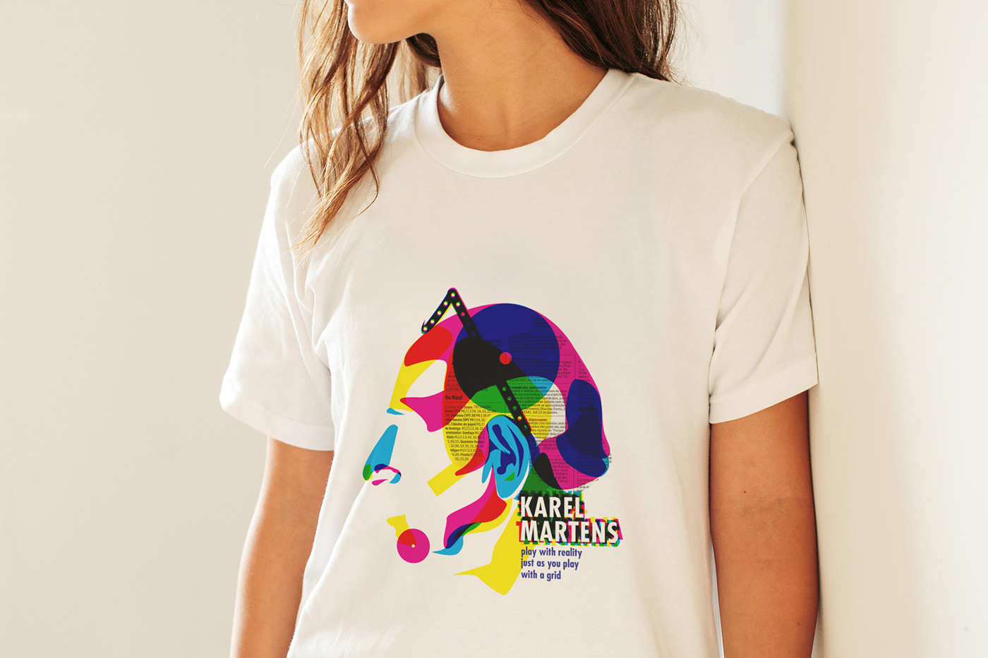 t-shirt graphic design  Graphic Designer karel multiply Primary colors colors overlap