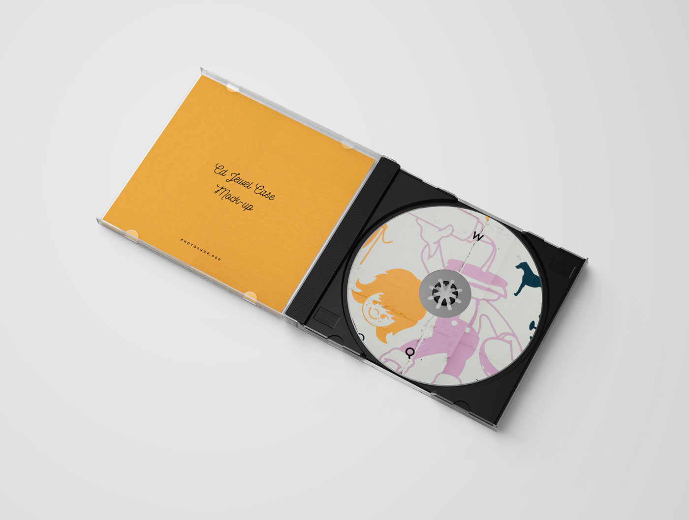 Mockup download free freebie cd jewel case