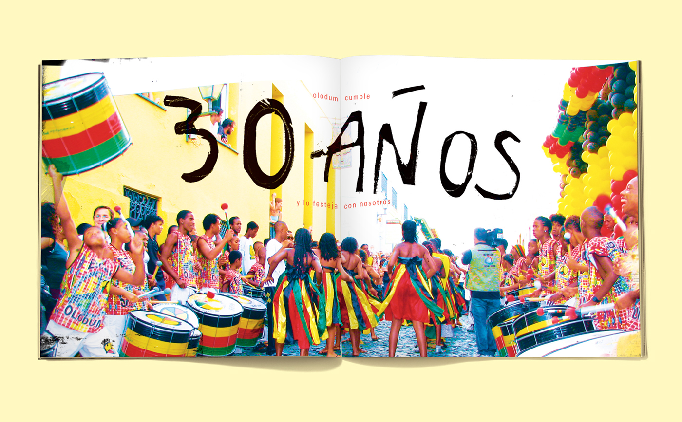Olodum reggae Brazil PressBook poster editorial Carnaval Brasil magazine book print cover