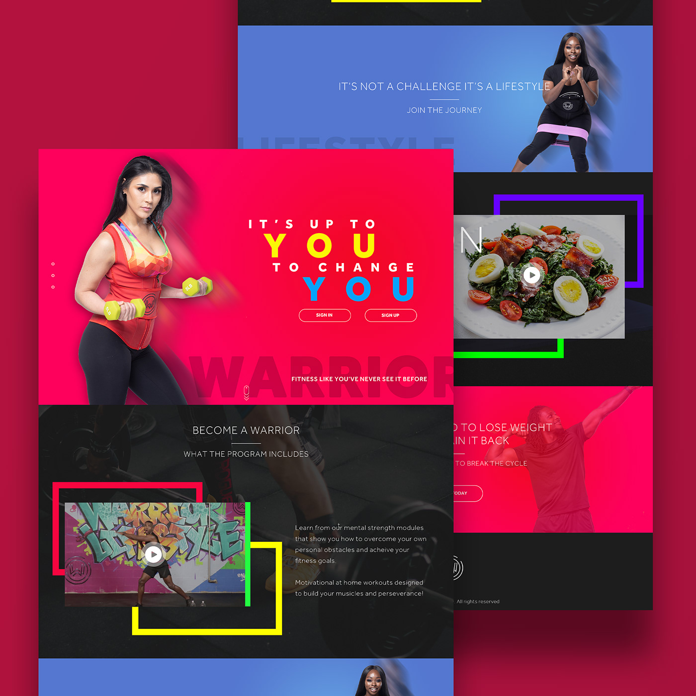 Web Design  graphic design  fitness gym fitness program ui design UX design UI UI/UX dis design