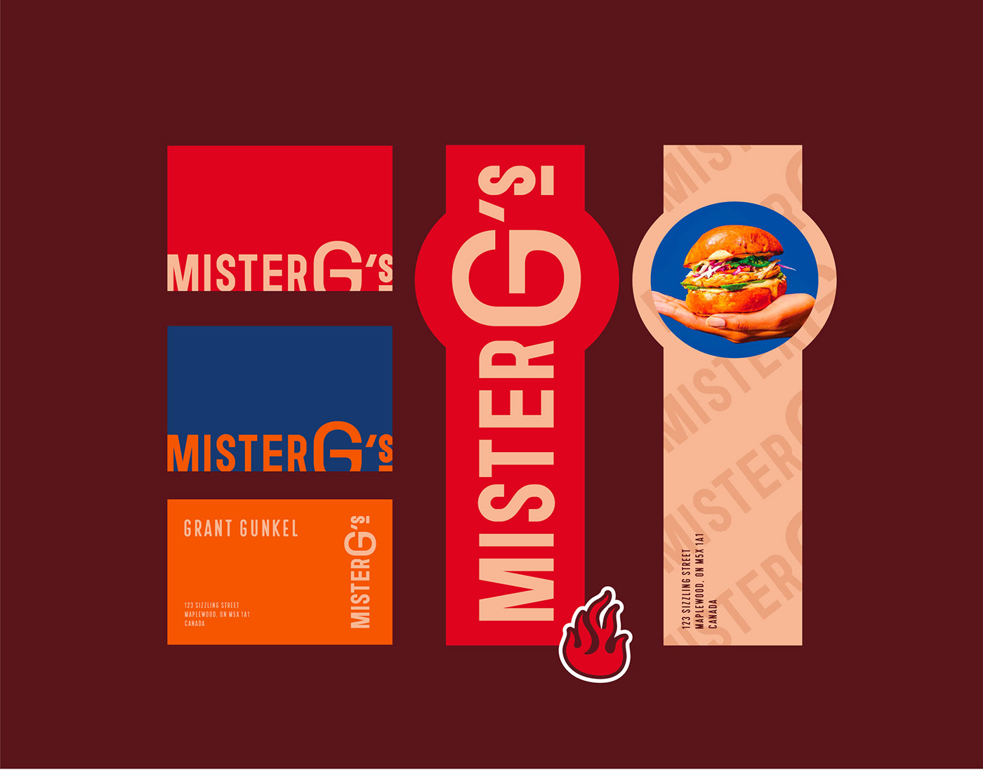 Food  restaurant branding  logo burger chicken Fast food Truck Steakhouse BBQ