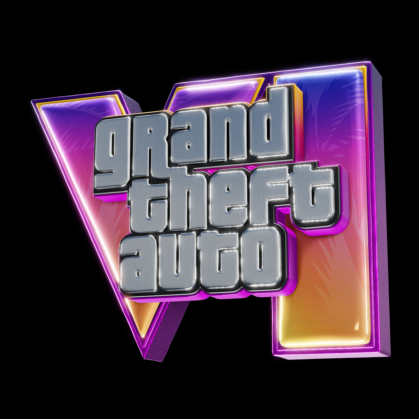 gta grand theft auto gta V game 3D Render 3dlogo logo3d blender blender3d