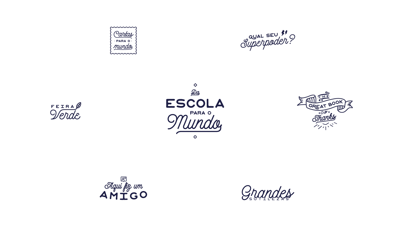 school world logo logofolio type campaign