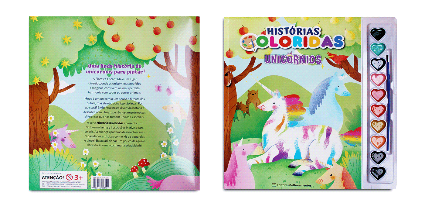 book color coloring book cover Dino Dinossaur ILLUSTRATION  kidlit kidlitart unicorn