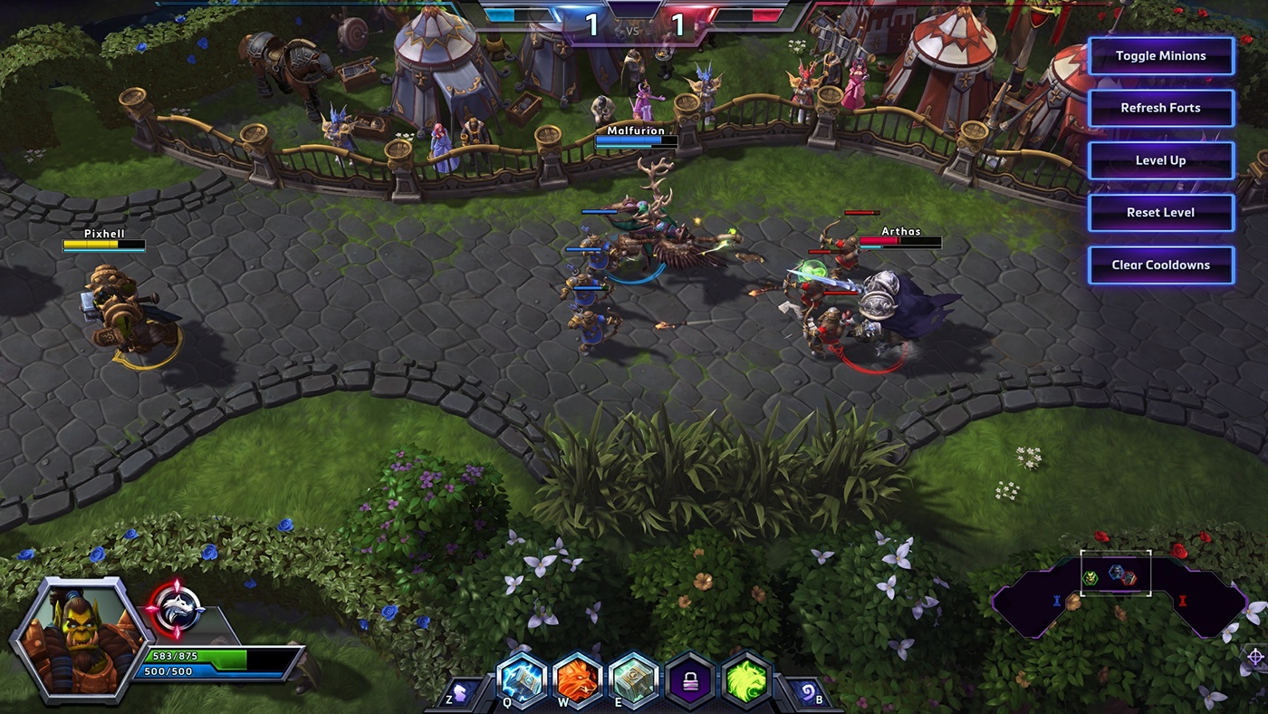 MOBA heroes HOTS HeroesOfTheStorm Blizzard UI ux design game video game esports ESPN heroesofthedorm Interface ix