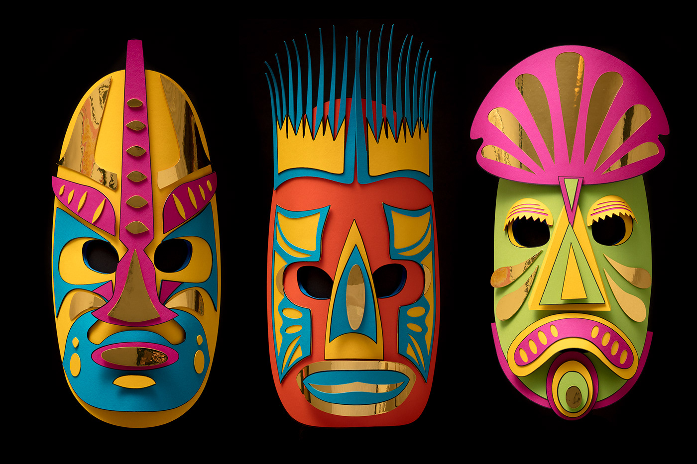 masks mask voodoo xfactor paper pop dancers Performance tv show