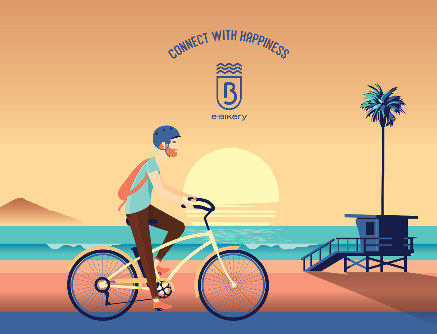 branding  graphic design  Corporate Identity e-bikery sistemafaz Logotipo brand experience ILLUSTRATION  identidade de marca electric bike