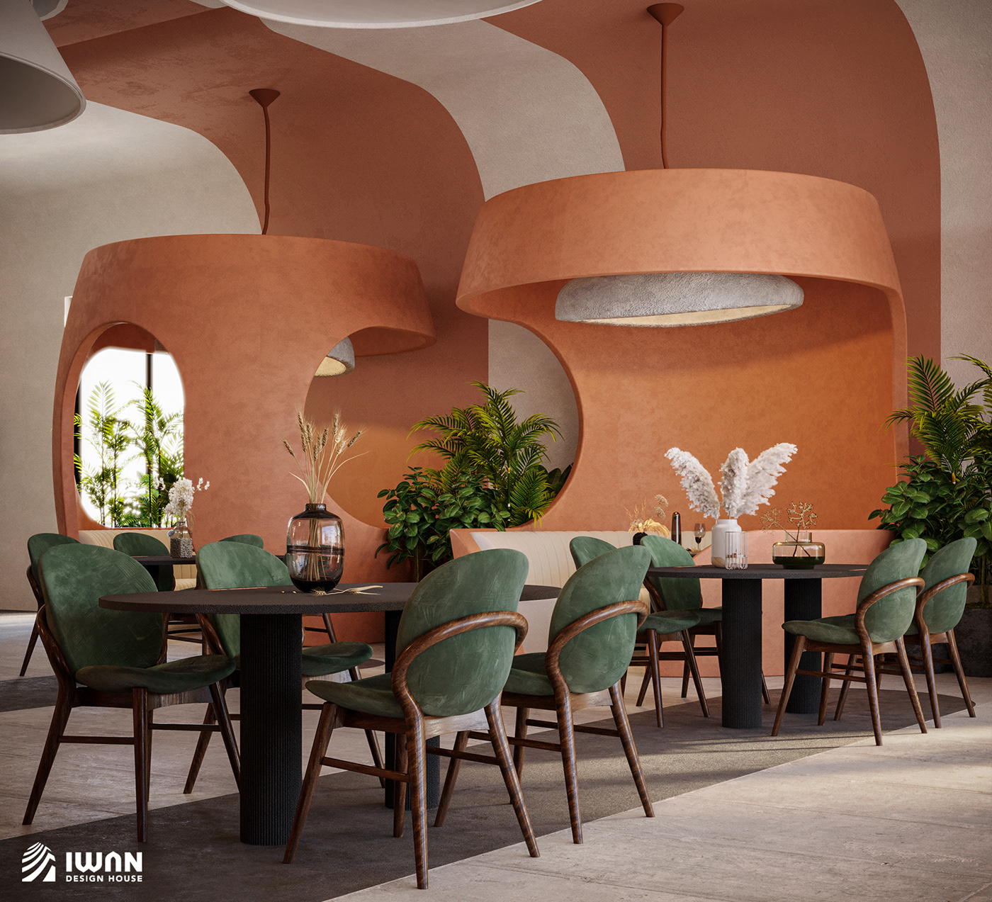 3ds max architecture bar cafe CGI design interiordesign Render restaurant visualization