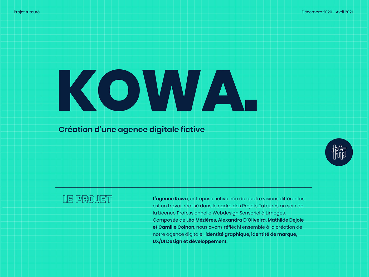 agency branding  company development identity kowa ux/ui Webdesign