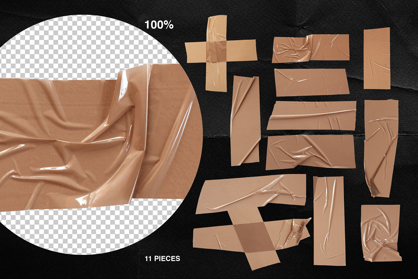 textures plastic wrap holographic logos mockups Wrap paper tape