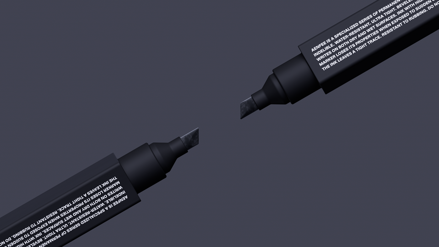 3D branding  CGI logo Logotype markers modeling Packaging Render Stationery