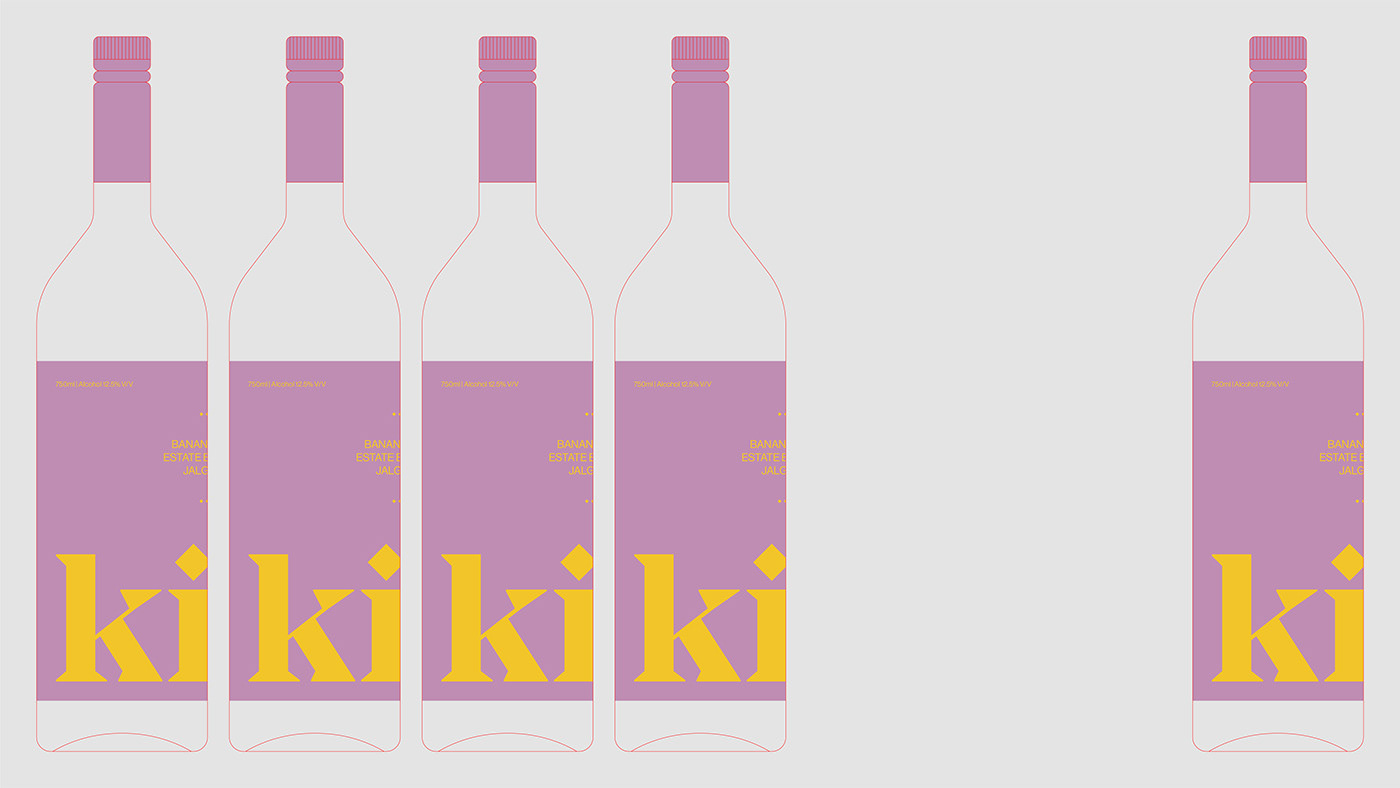 alcohol banana wine branding  graphic design  Identity Design wine wine brand wine label wine logo Wine Packaging