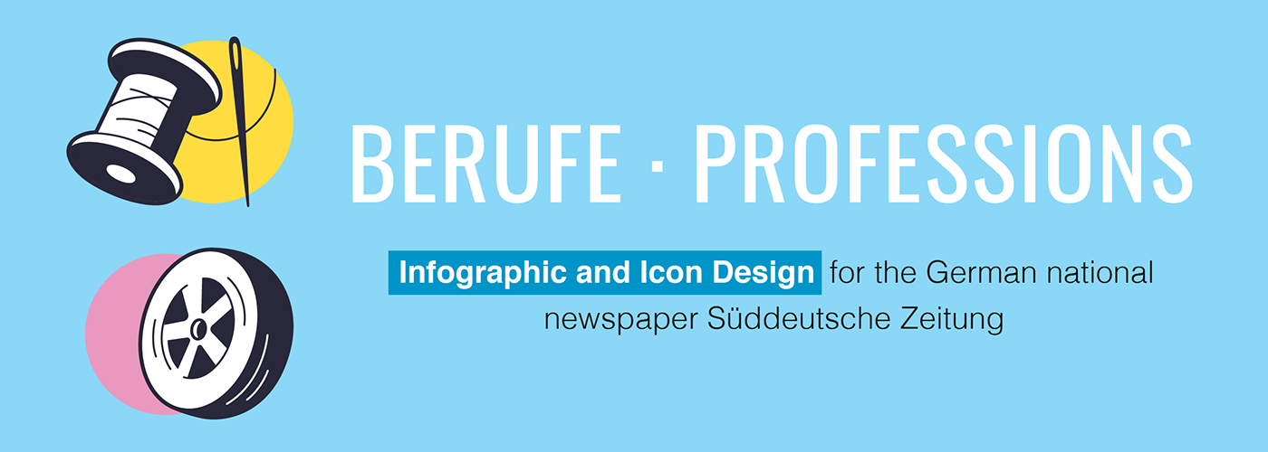 icon design  infografik infographic symbols professions Berufe flow chart icon set newspaper icons
