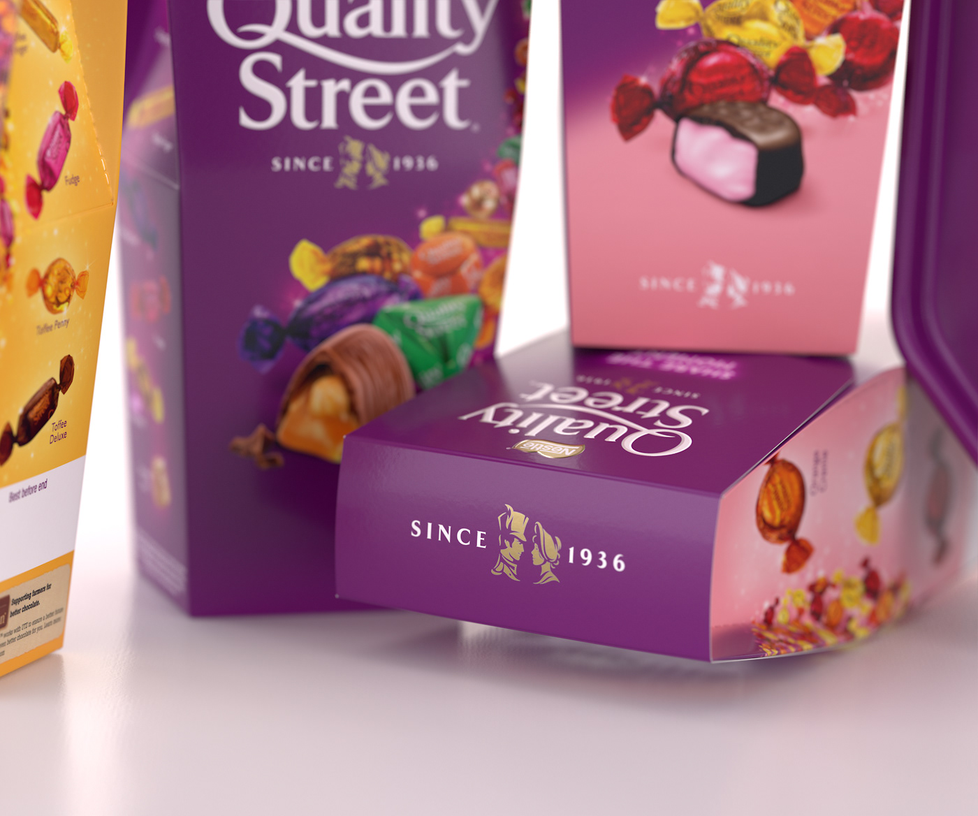 CGI 3D 3d sweets 3d candy 3D CHOCOLATE 3D Confectionary 3D packaging rendering 3D products 3d boxes