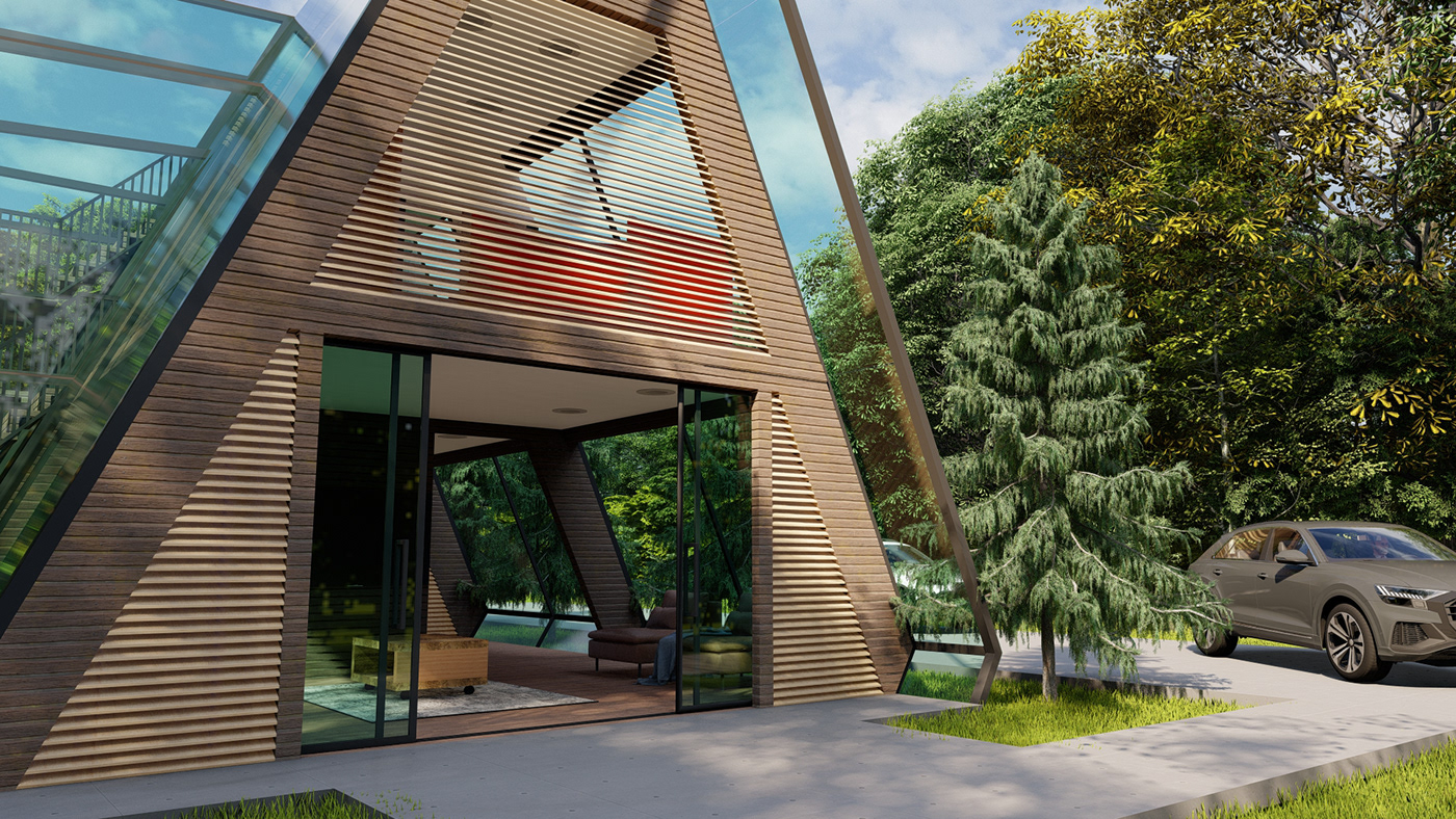 architecture home house Render visualization archviz 3D exterior modern Lumion Render