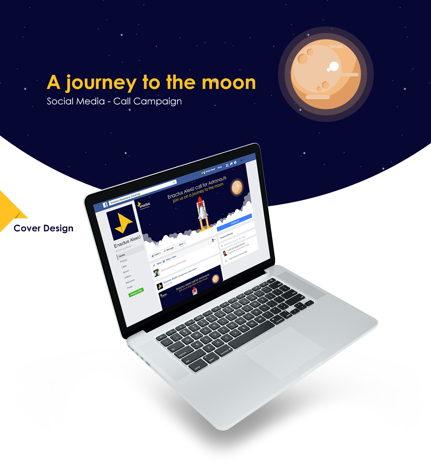 social media moon journey campaign Advertising  astronaut Space 