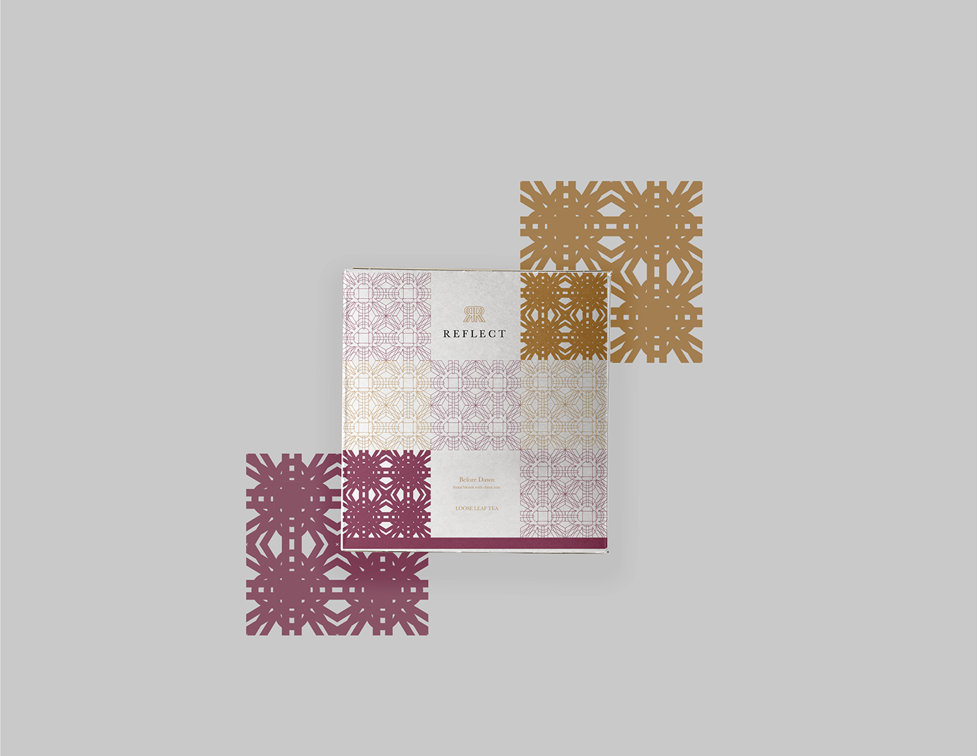 brand branding  visual identity Patterns Packaging tea geometric