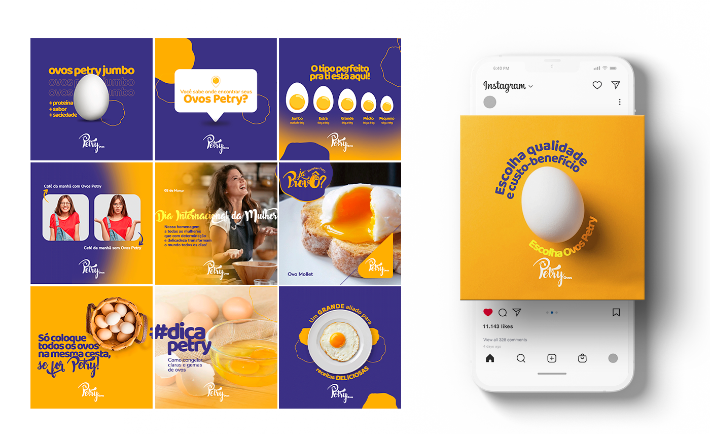 identidade visual embalagem egg brand identity Logo Design logos adobe illustrator Social media post