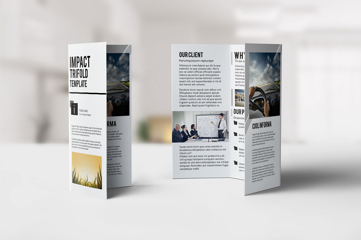 A4 brochure adobe InDesign Booklet brochure Brochure Template business business brochure clean construction