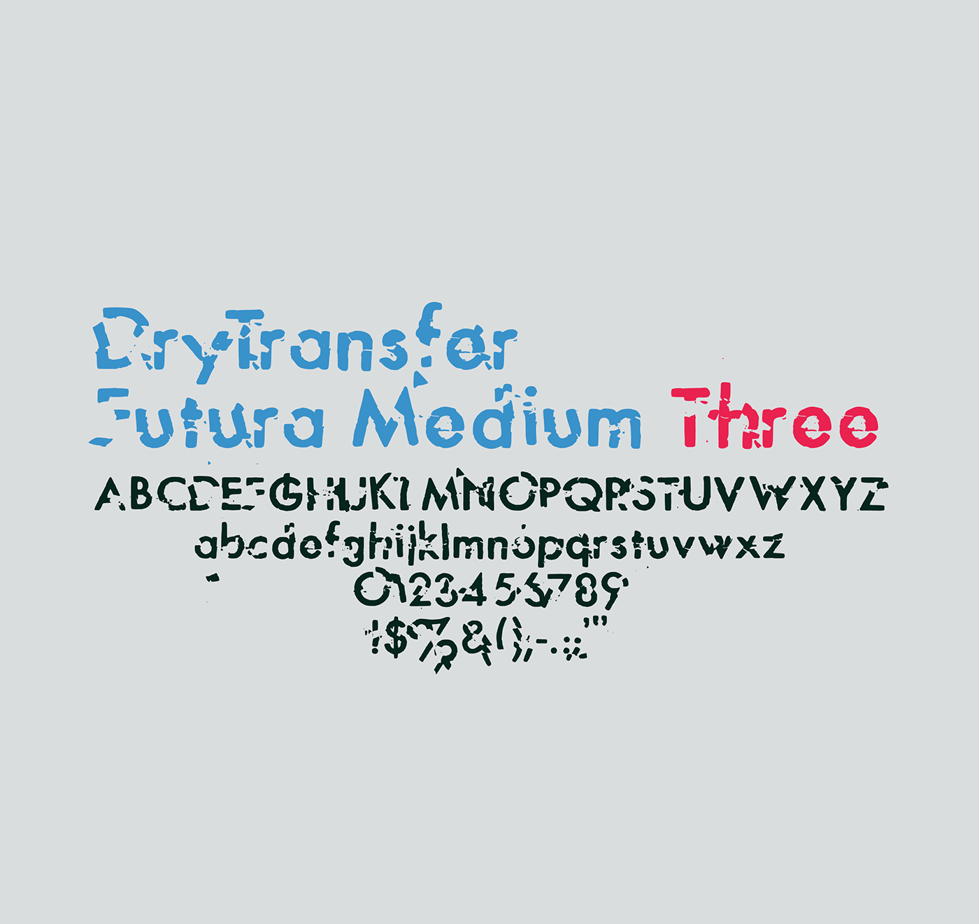 free Free font type Typeface letraset dry transfer Distressed