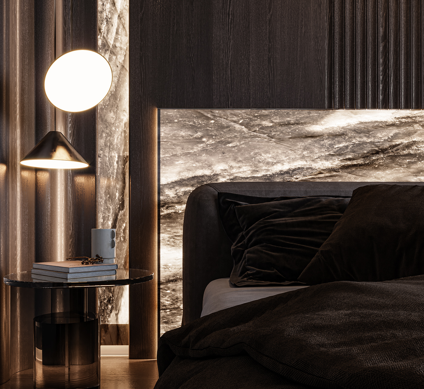 corona 3ds max visualization interior design  architecture Interior home minimal bedroom rendre 
