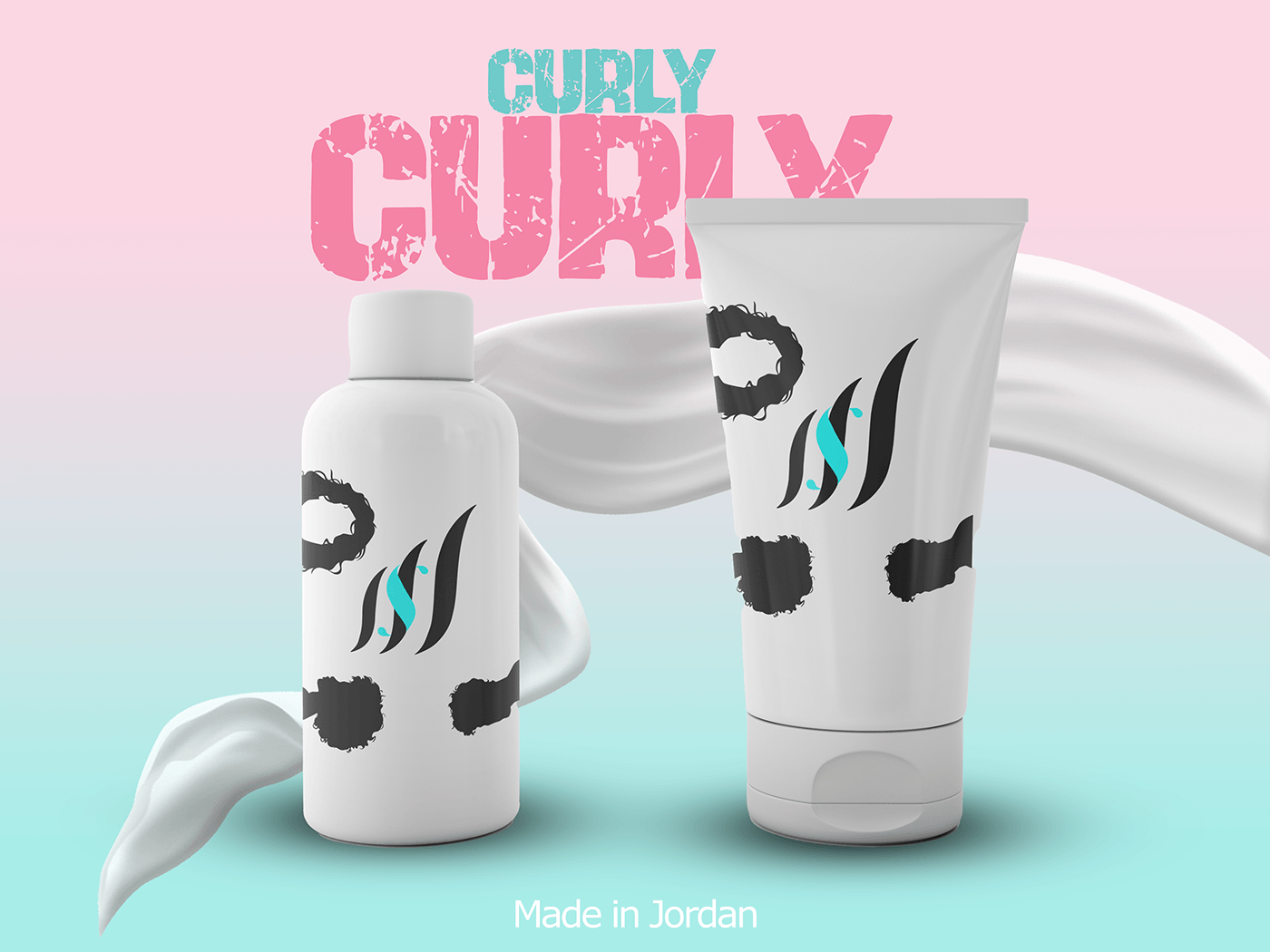 curly hair girl design Graphic Designer