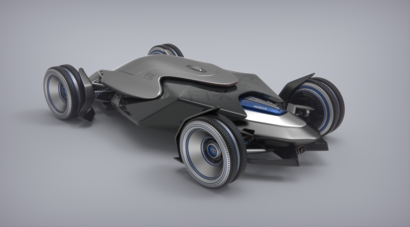 gaca design race car formuła Toyota FT-X concept racer future car Racing Technology