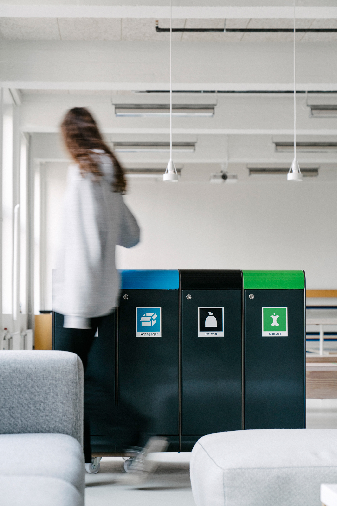 icons recycling system pictograms rational waste
