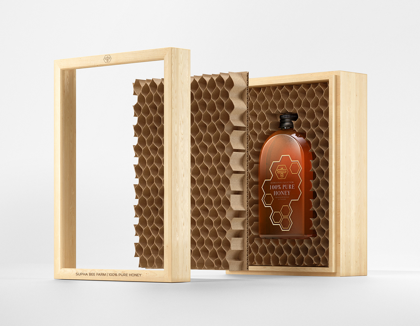 best design honey idea package design  Packaging premium Prompt Design
