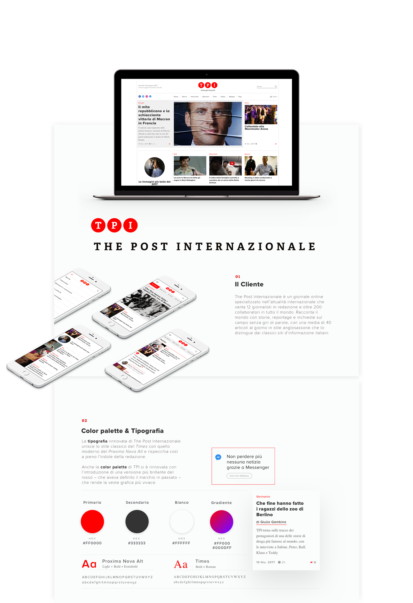co-design Web Design  UI ux front-end news magazine red White design system