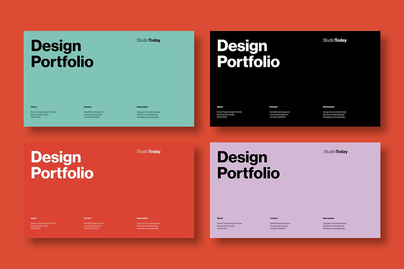 Album creative design portfolio Designer Portfolio modern portfolio presentation Proposal showcase