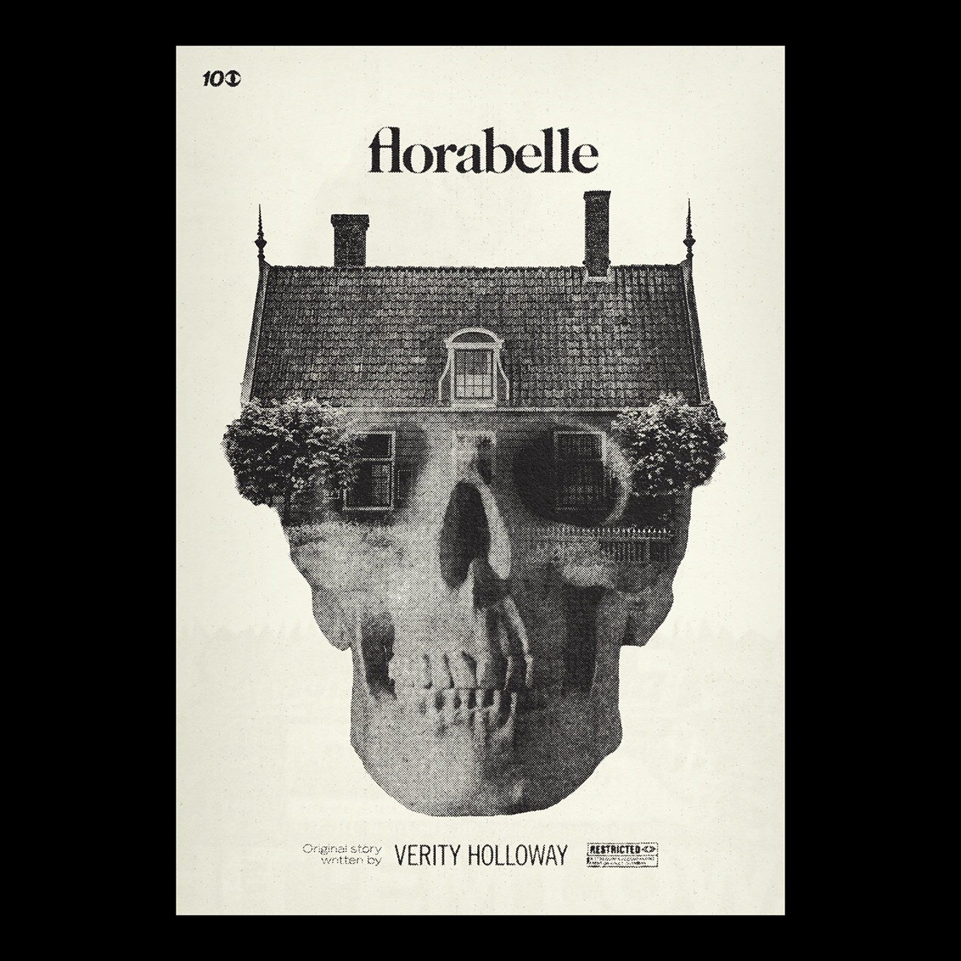 Halloween Stranger Things typography   Hauntological horror magazine book cover folk-horror megalith