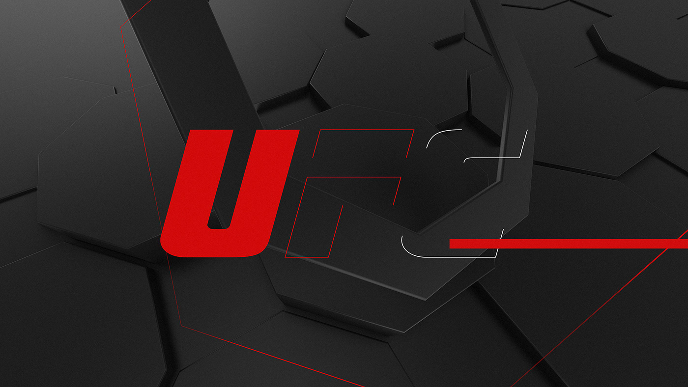 3D art direction  design motion motion graphics  refresh Typeface typography   UFC