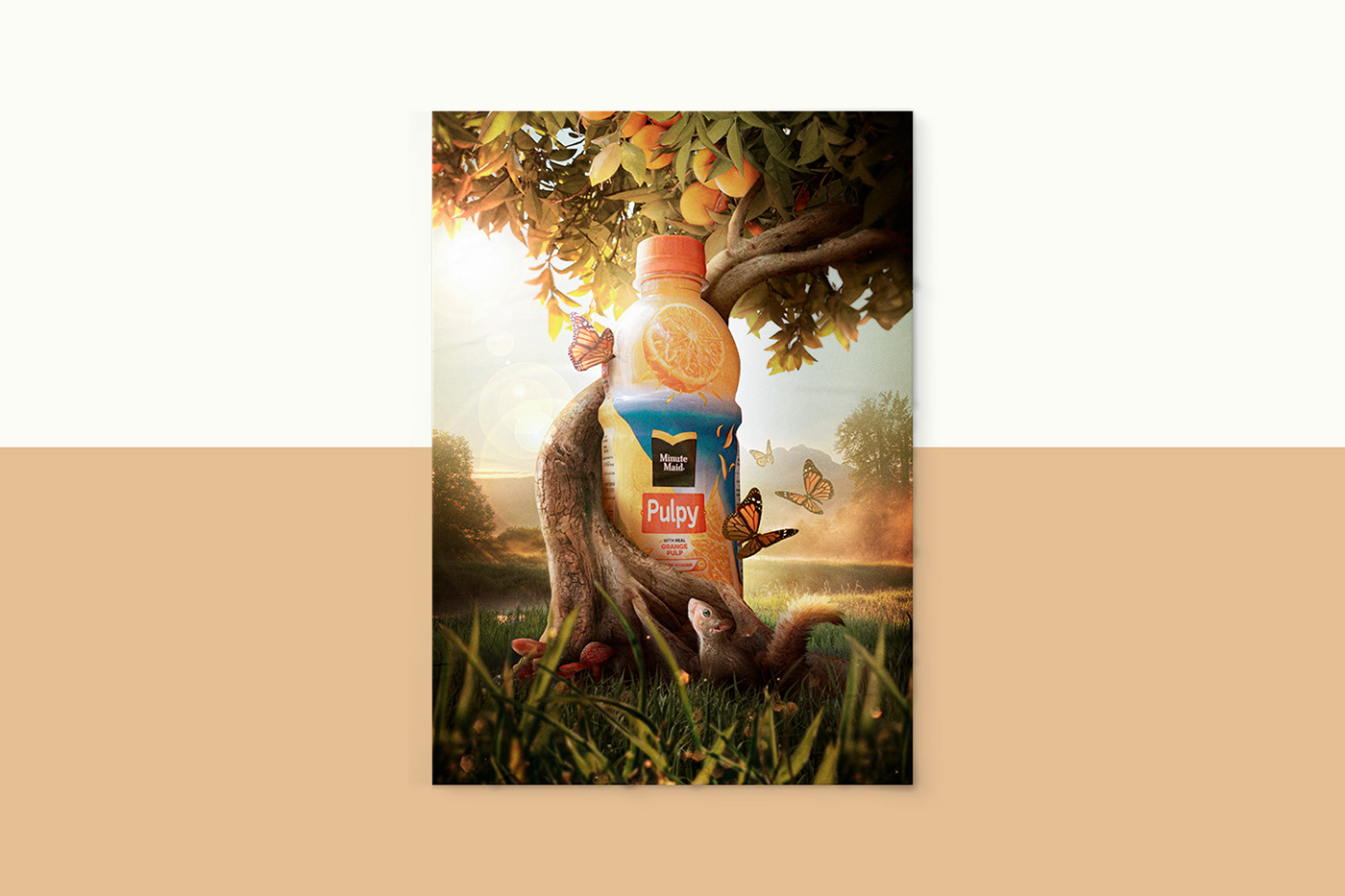 advertisement digital imaging  photoshop study compositing juice Photo Manipulation 