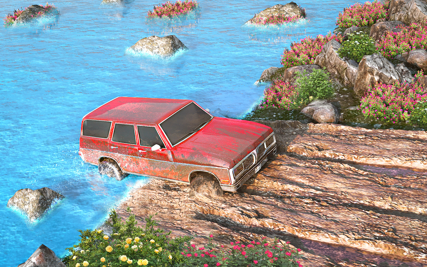 Driving game Jeep Driving Game offroad jeep parking