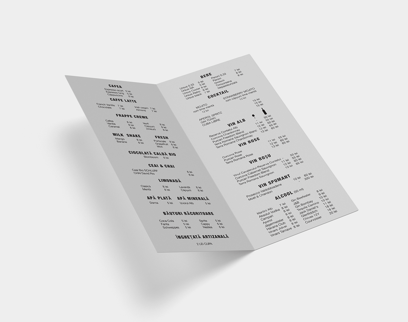 bifold bifold menu menu design