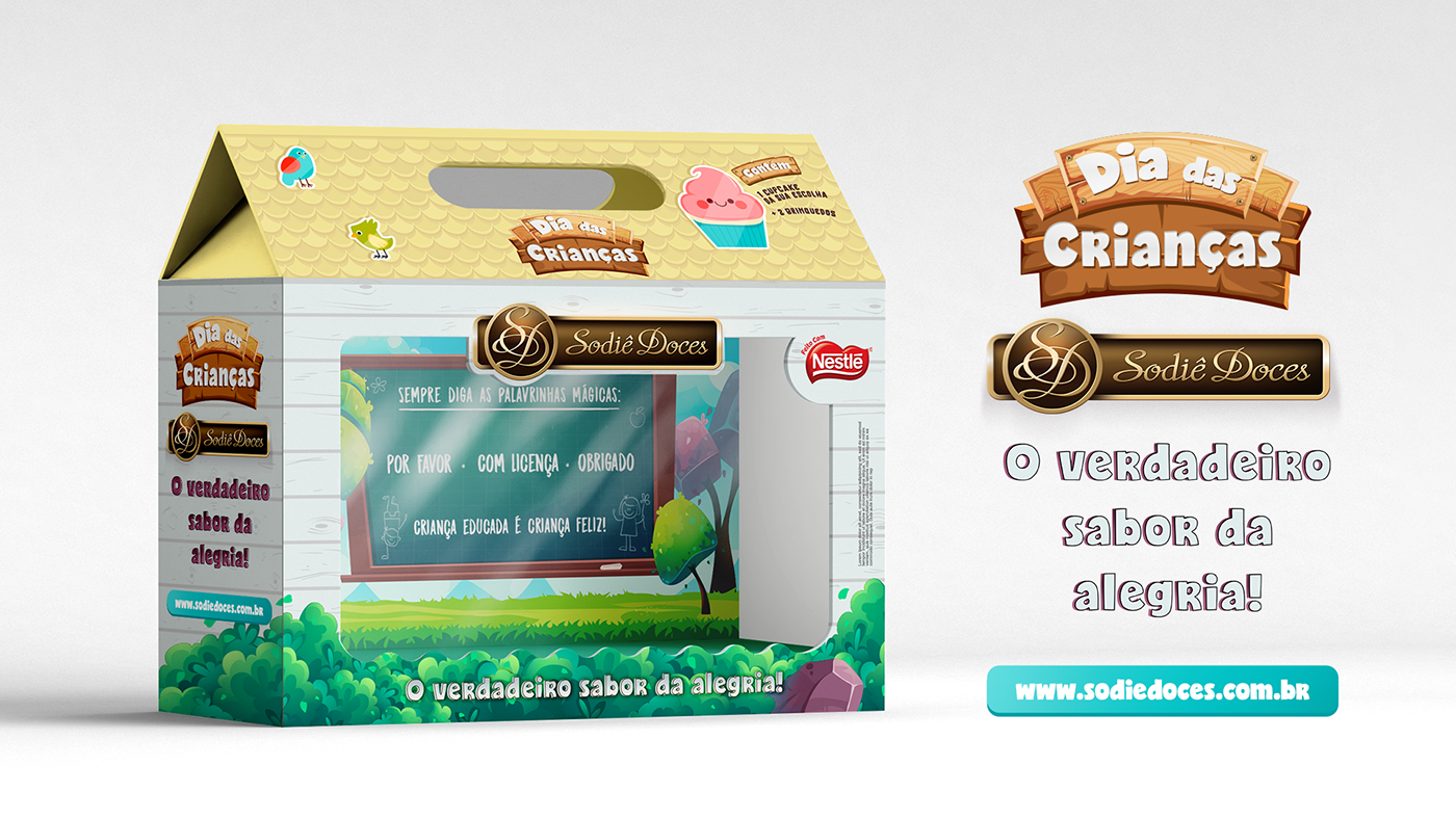 packaging design child packaging Cupcake Packaging