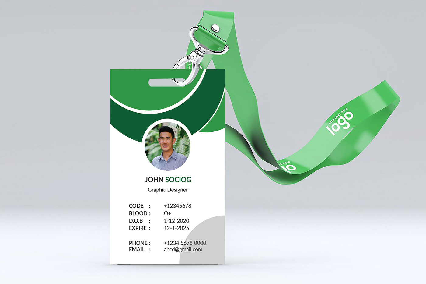 Creative ID Card Design on Behance Pertaining To Pvc Id Card Template