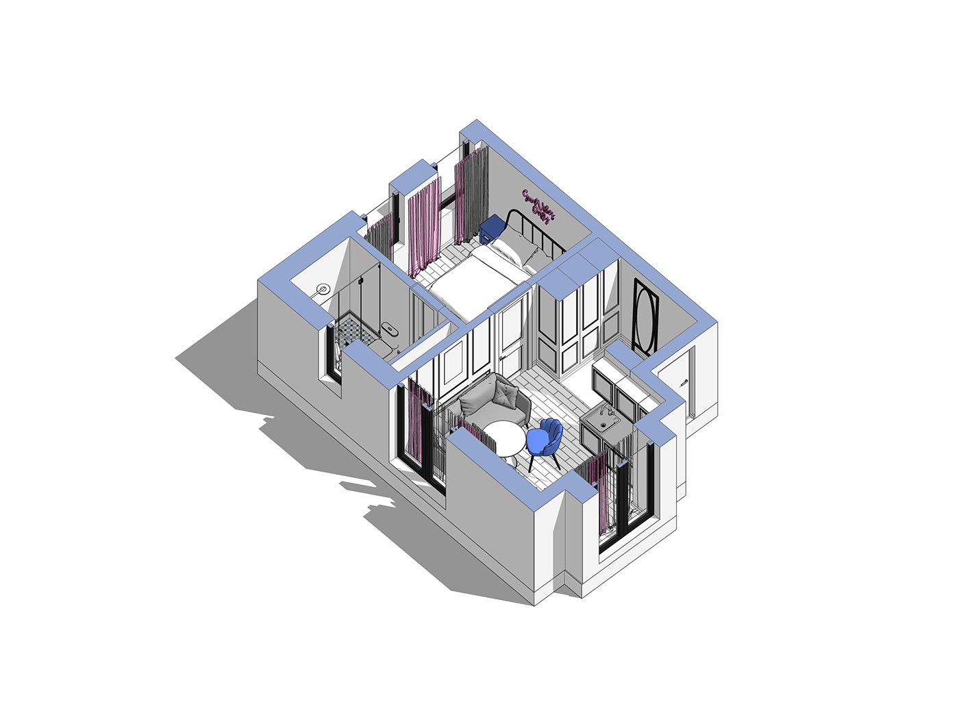 design interior design  Render visualization 3ds max