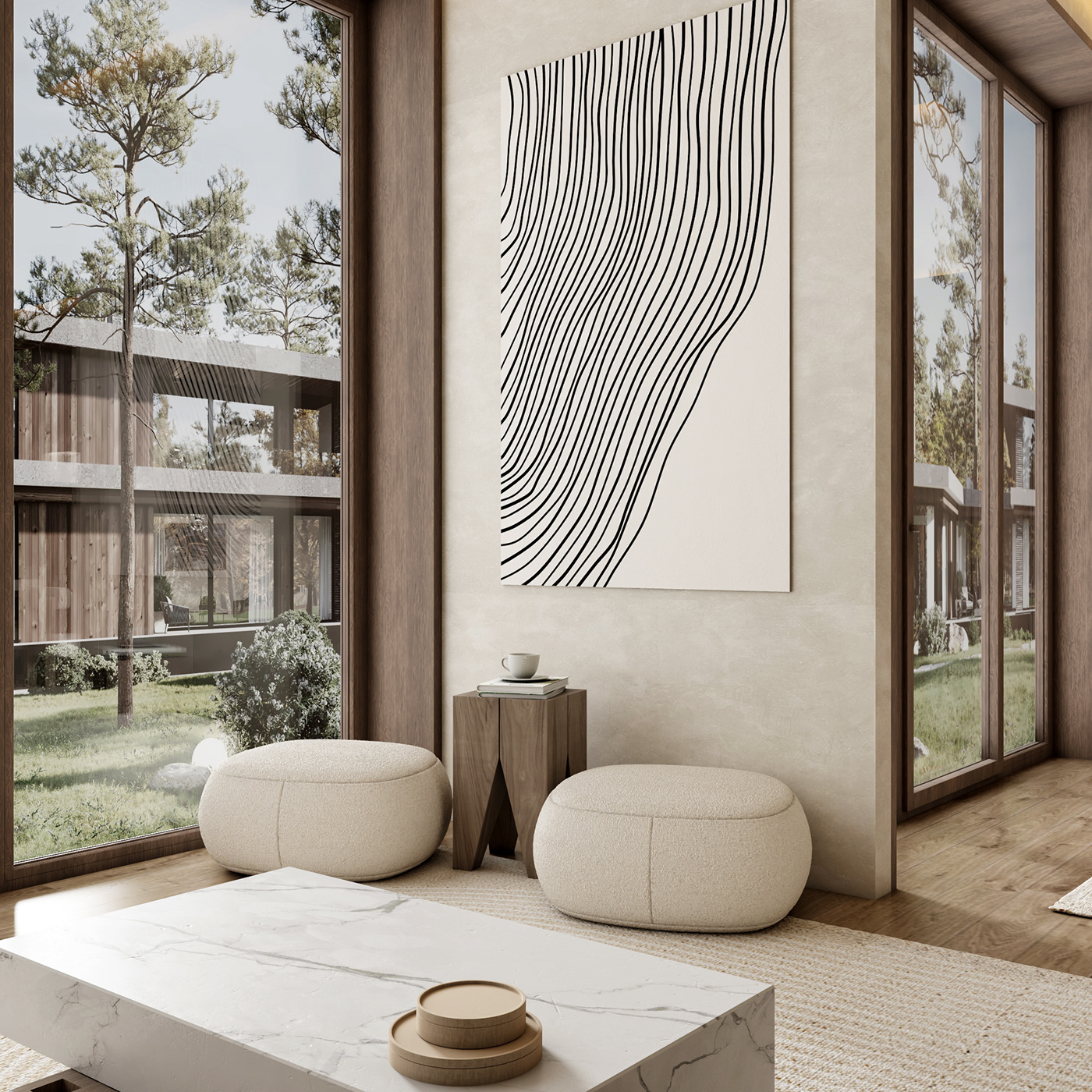 interior design  architecture Render visualization 3D modern 3ds max corona CGI vray