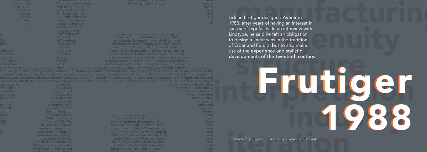 typography   Type Specimen graphic design  Communication Design font booklet brochure design type design Typeface font