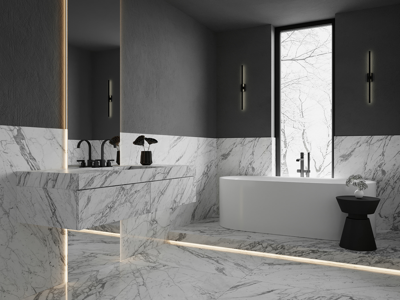 3d max bathroom bathroom design bathroom visualization  corona render  interior design  Interior Visualization Marble Render visualization