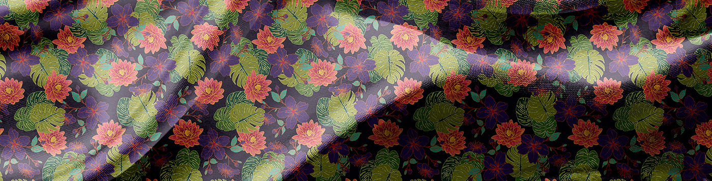 Fashion  pattern fabric pattern fashion design floral pattern tropical pattern Estampa Estamparia
