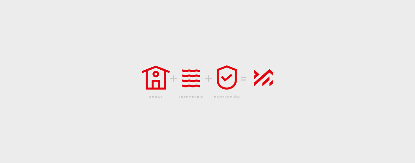 colombia construccion construction house solutions tejas brand branding  identity logo
