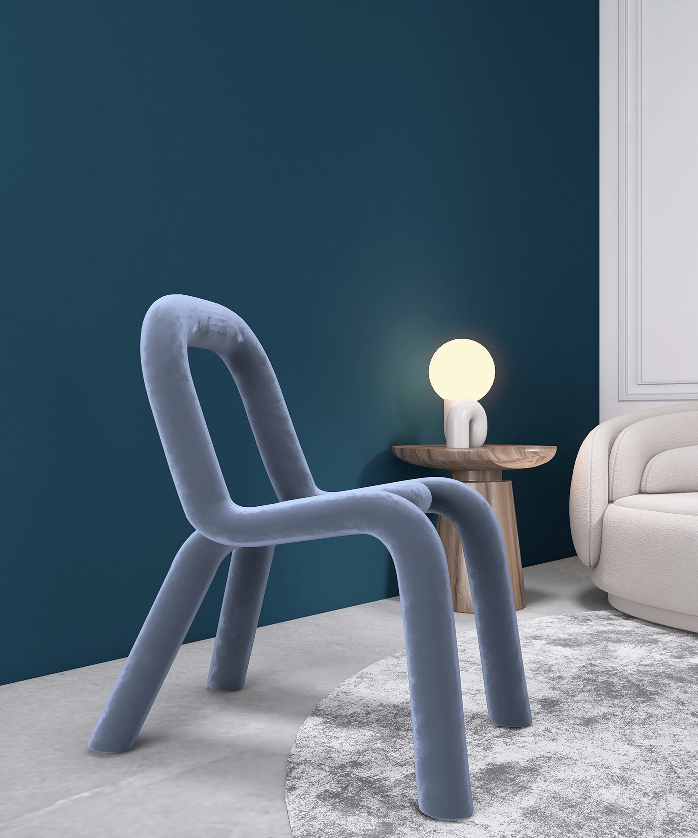 design interior design  Render visualization modern 3D Behance portfolio art